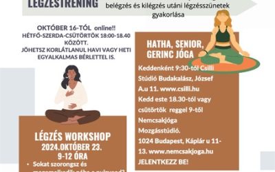 A légzéstréning októberi témája a váltott orrlyukú légzés